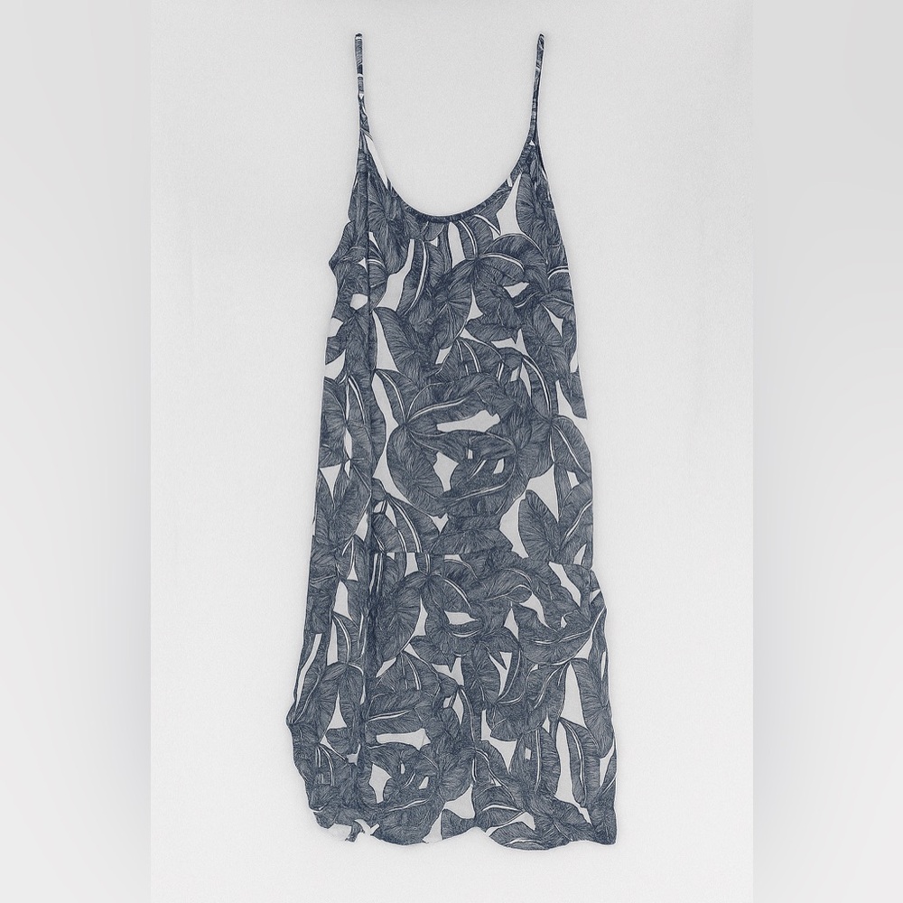 Hurley Blue Leaf Print Top